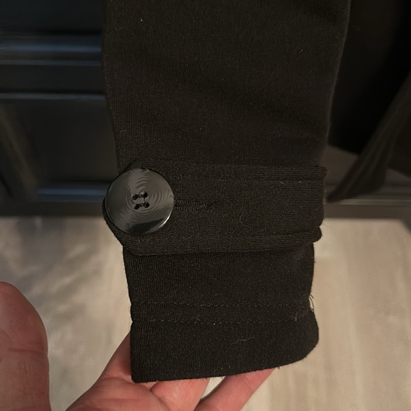 IZ Byer black pea coat, size small - Picture 4 of 8